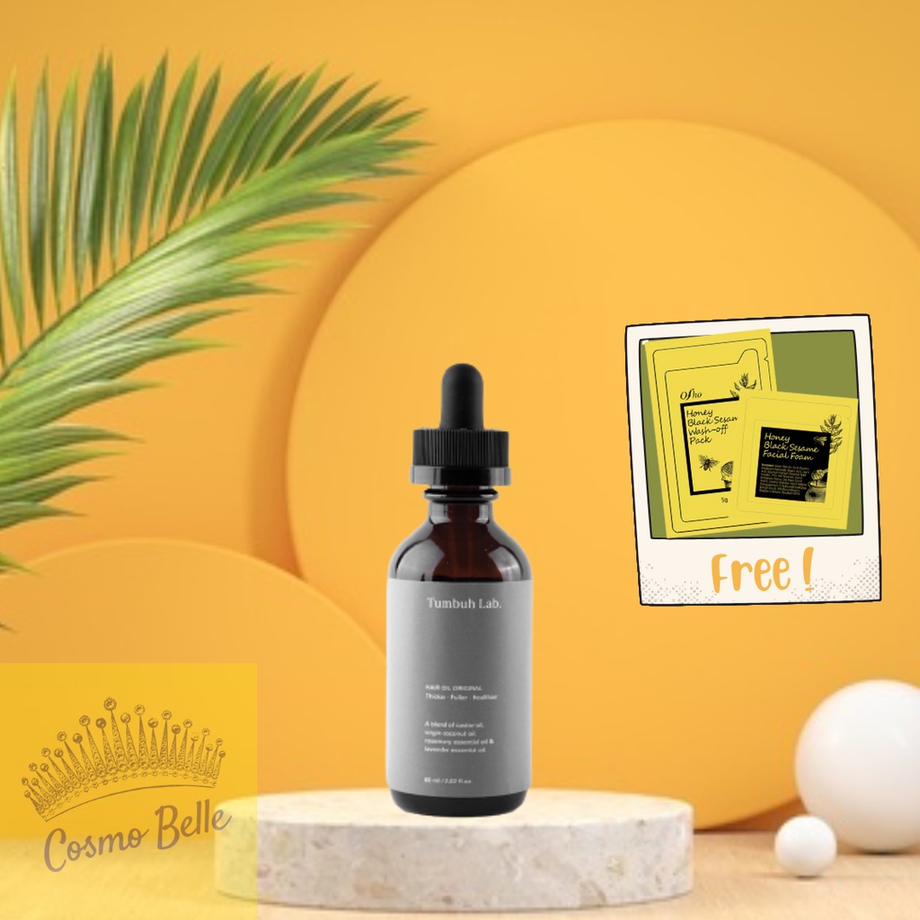 Jual Tumbuh Lab Hair Oil Original 60ML Shopee Indonesia
