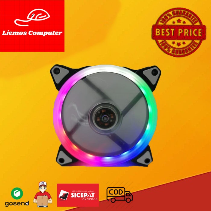 Jual Fan casing Cooling casing 12cm PC COOLER FX1203 RGB Shopee