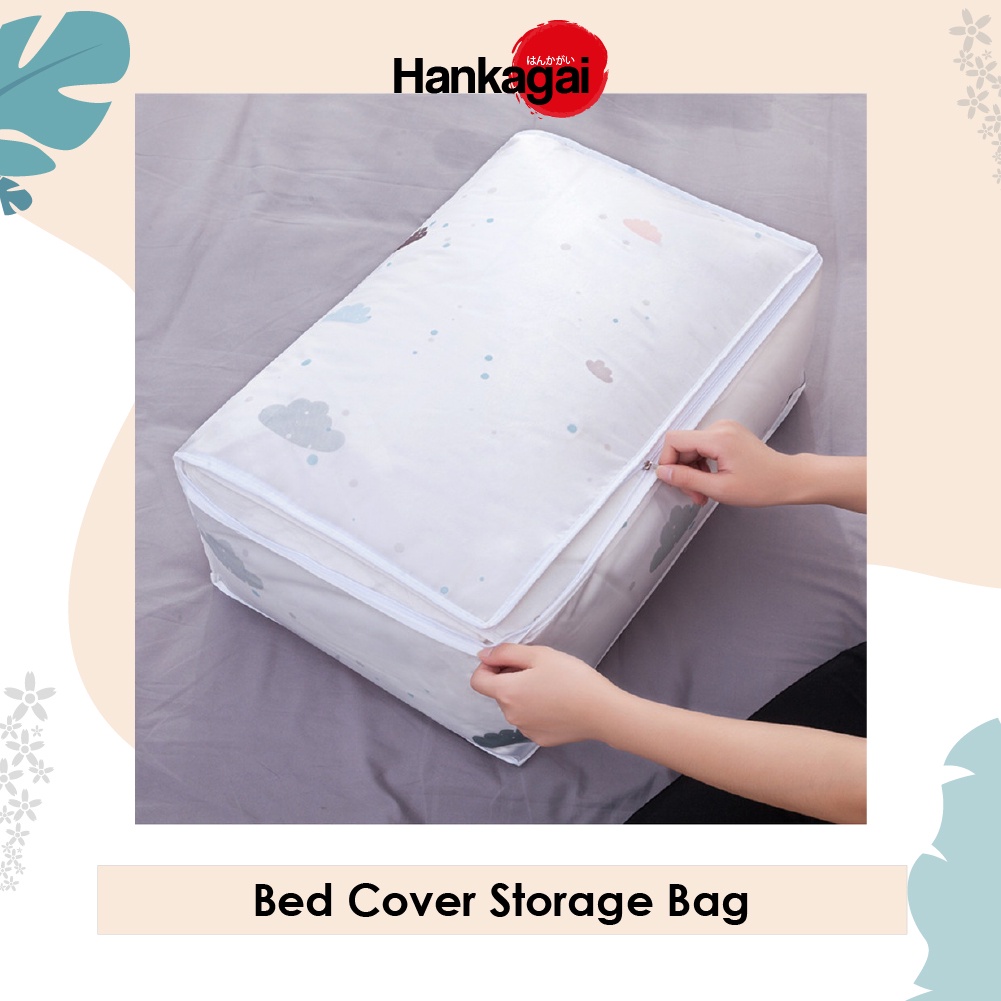 Jual Bed Cover Storage Bag Tempat Dust Cover Cloth Pakaian Serba Guna