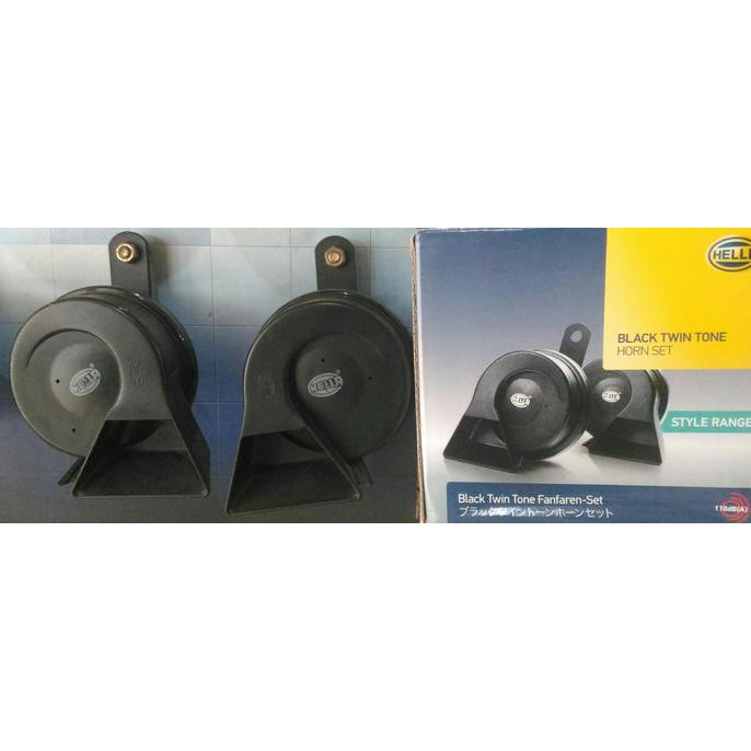 Jual Klakson mobil Hella black twin tone + Relay Shopee Indonesia