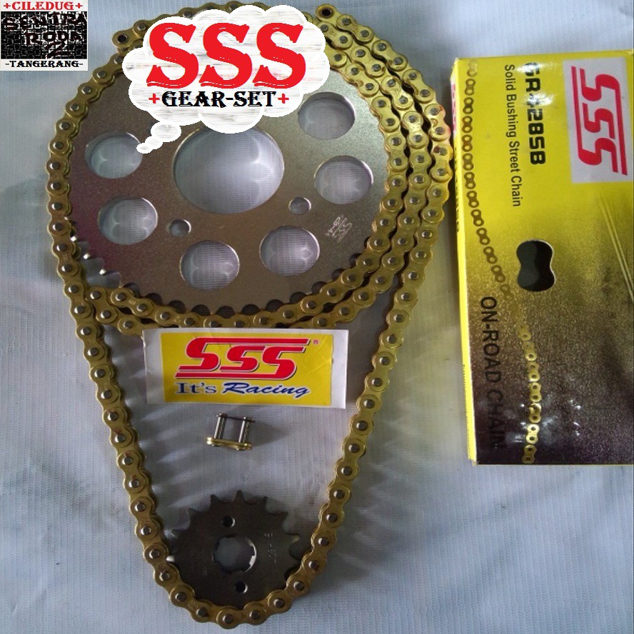 Jual KOMPLET GEAR SET SSS CB 150 R / CBR 150 R / MEGAPRO / VERSA/ CBR