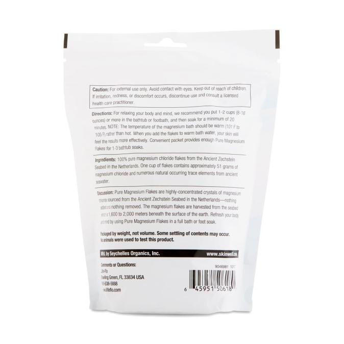 Jual Life Flo Pure Magnesium Flakes Magnesium Chloride Brine 800 gr