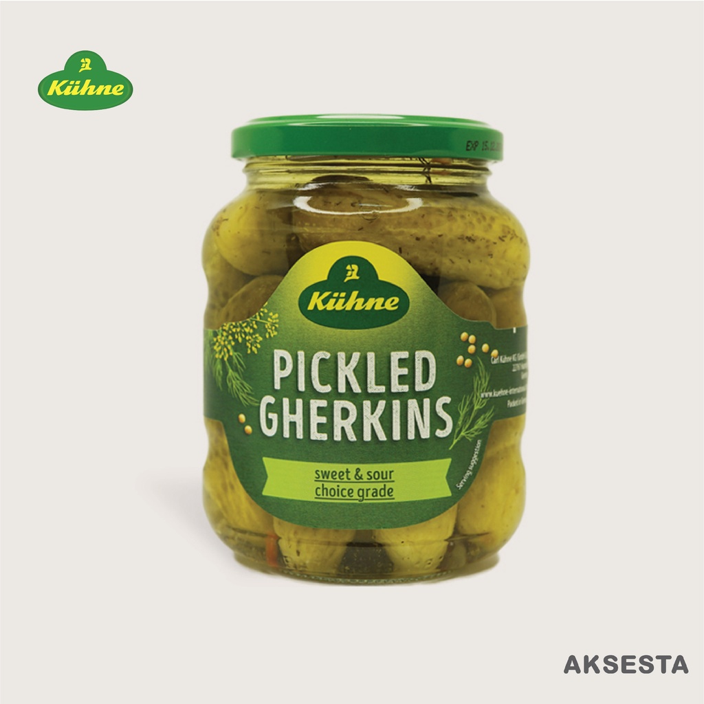 Jual Kuhne Pickled Gherkins 330 gr Shopee Indonesia