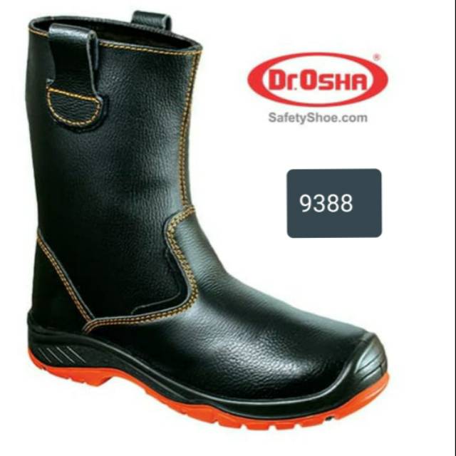 Jual PO Safety Shoes Dr'Osha 100ORIGINAL 9388 WELINGTON BOOT Shopee