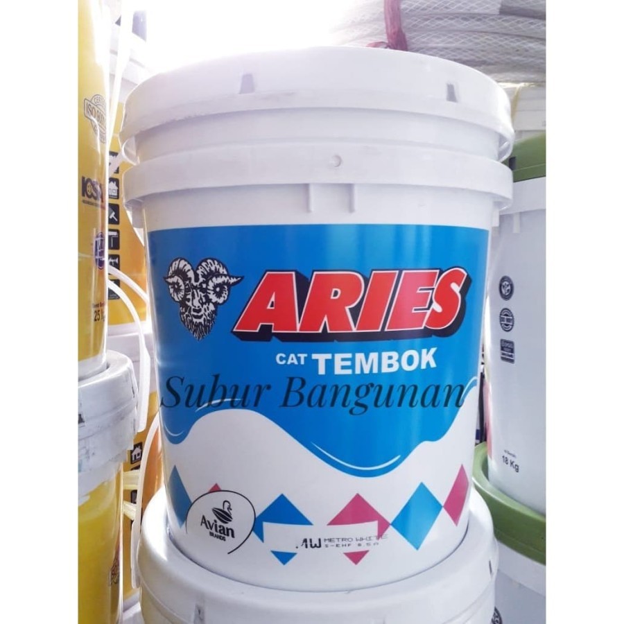 Jual CAT TEMBOK ARIES (20 KG) AVIAN BRANDS Shopee Indonesia
