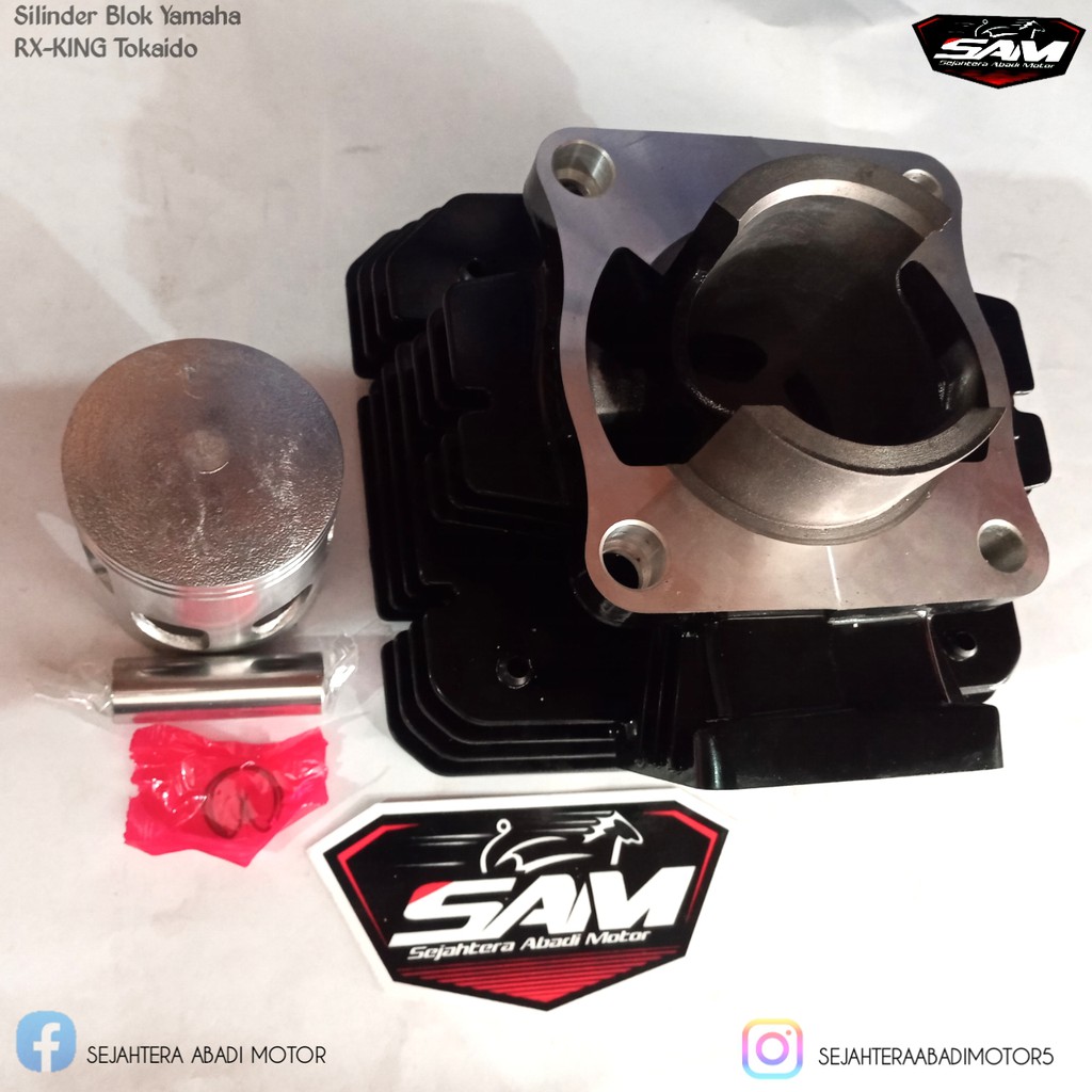 Jual Blok silinder komplit motor Yamaha RXKing merk KNZ Shopee Indonesia