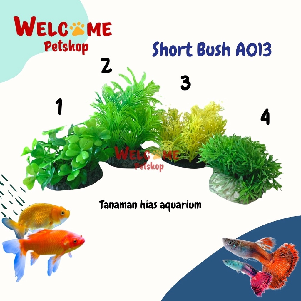 Jual Short Bush A013 / Hiasan Bunga Tanaman Aquarium / Aksesoris