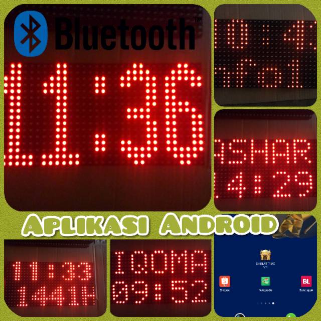 Jual Jam Dinding Digital Jadwal Sholat Otomatis Penanda Adzan iQomah