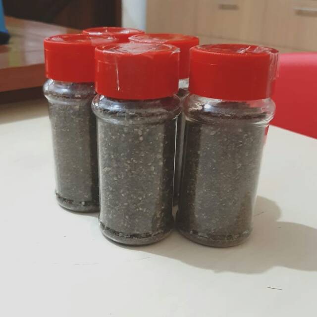 Jual 50 gram Lada Hitam Giling Kasar Table ground blackpepper Repack