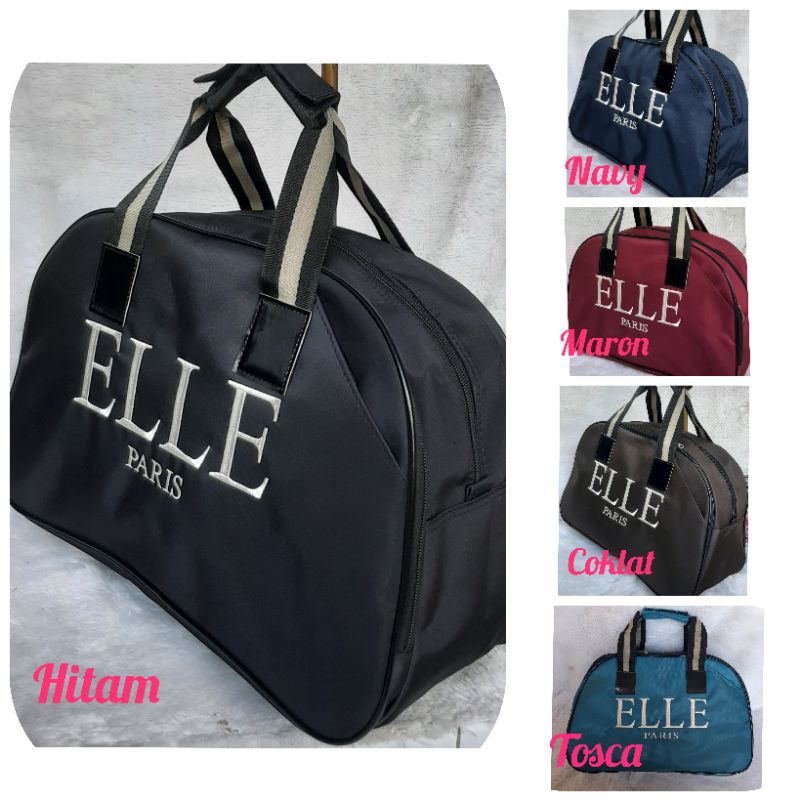 Jual Travel Bag Elle/tas pakaian jinjing/tas pakaian parasut Shopee