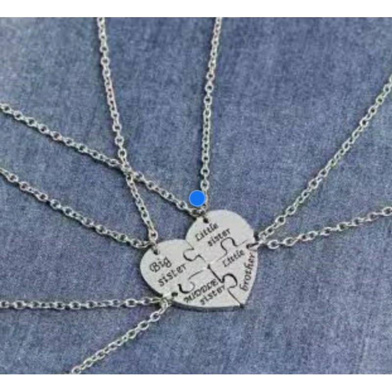 Jual kalung ukir nama silver cocok untuk sahabat(best friend forever
