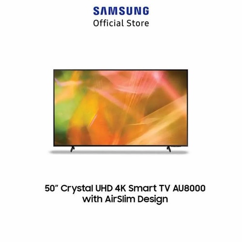 Jual SAMSUNG LED TV 50 INCH 4K 50AU8000 UA50AU8000 BEZELESS bandar