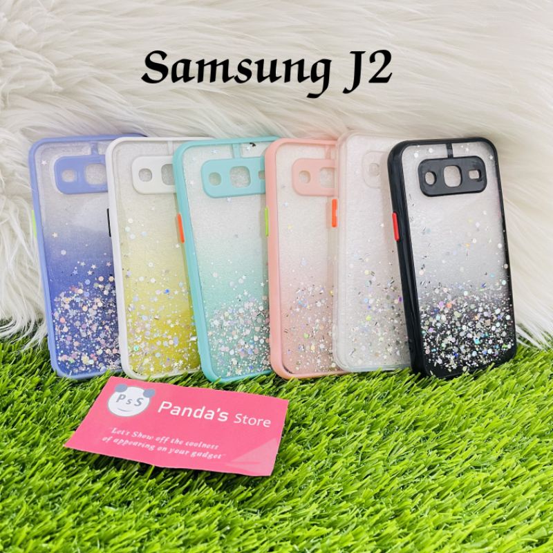 Jual Glitter Case Samsung J2 Funny Color Dengan Pelindung Kamera (PsS