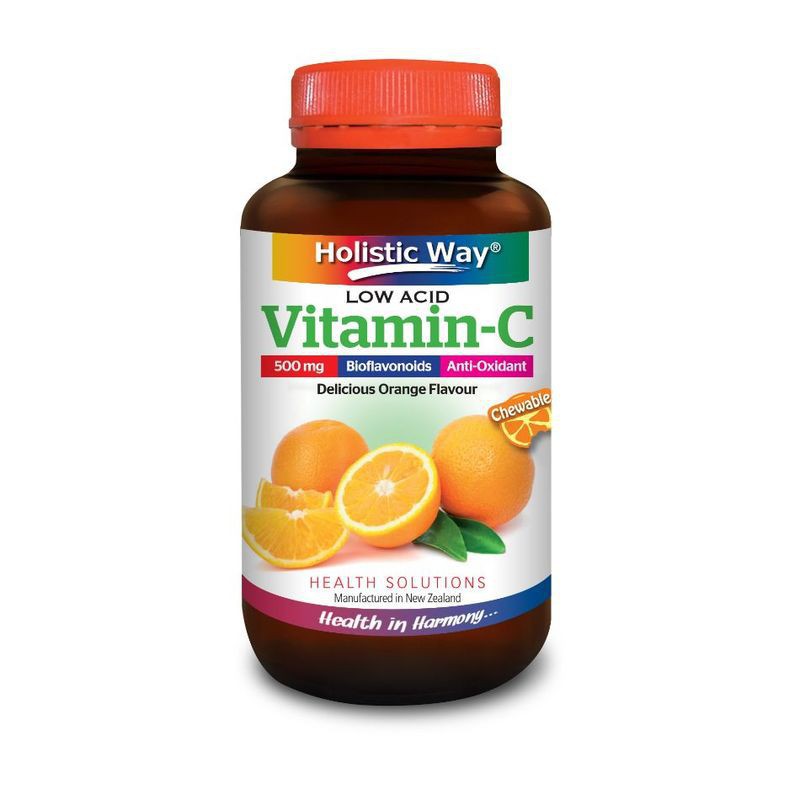 Jual HOLISTIC WAY CHEWABLE VITAMIN C LOW ACID 500MG// Singapore