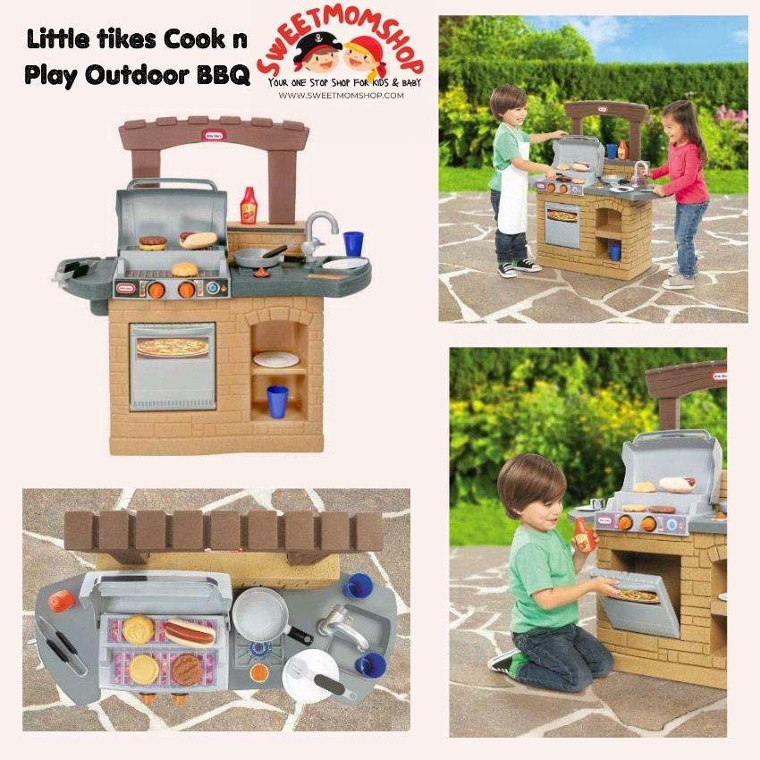 Jual Little Tikes Cook n Play Outdoor BBQ Play Set (633911M) Shopee Indonesia