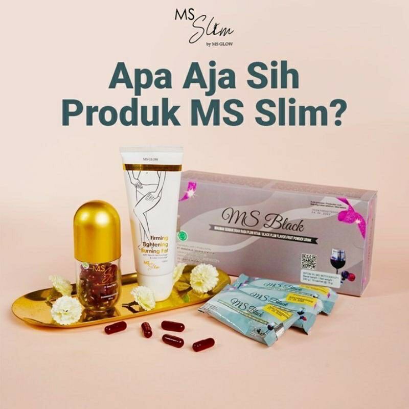 Jual MS SLIM FREE TUMBLER MS GLOW EXP 2025 / SLIMMING CAPSULE MS GLOW