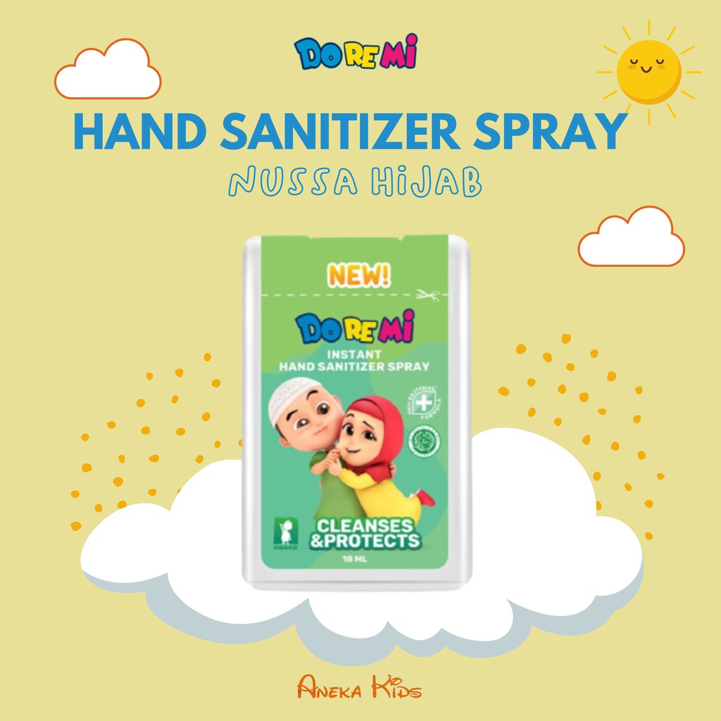 Jual Doremi Kids Hand Sanitizer Spray 18ml Hand Sanitizer Spray