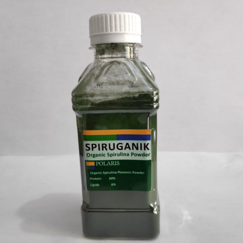 Jual Spirulina Powder Pakan Burayak Ikan Bubuk Spirulina Spiruganik+ 100 Gram Shopee Indonesia