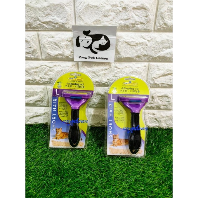 Jual Promo Furminator L Large Short Hair Cat Deshedding Tool Original