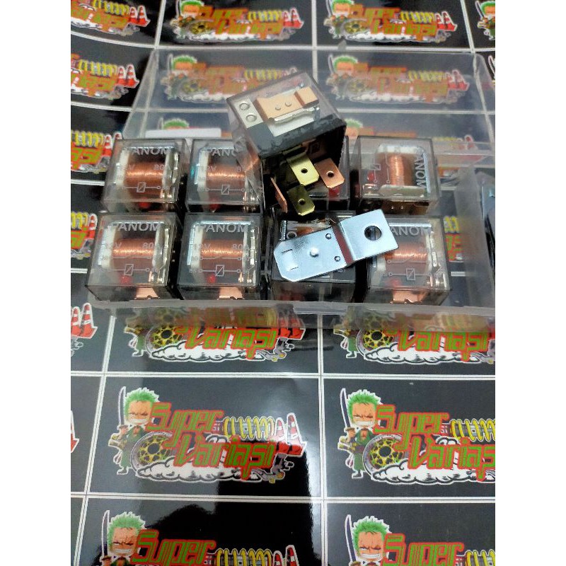 Jual relay klakson kaki 4 relay klakson 80 ampere relay 80 amper