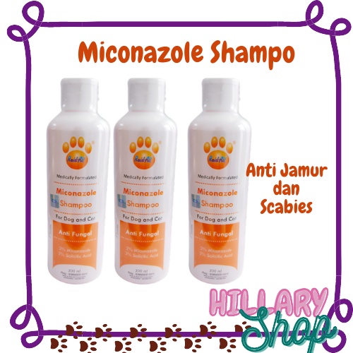 Jual Miconazole Shampoo 200ml for Cats and Dogs Raid All Shampo Jamur
