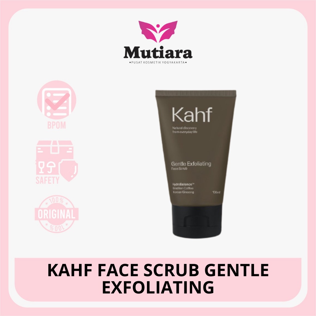 Jual KAHF FACE SCRUB GENTLE EXFOLIATING 100 ML Shopee Indonesia