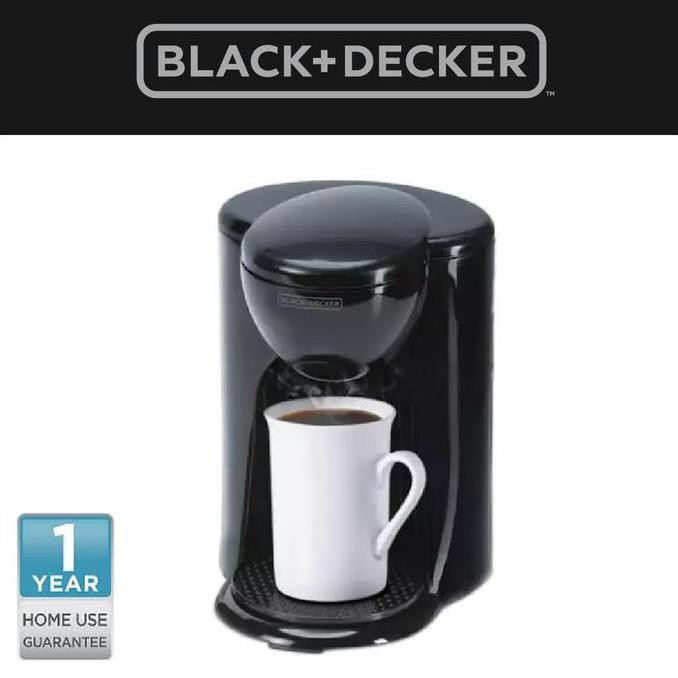 Jual Black+Decker Mesin Kopi Tetes 180mL Drip Coffee Maker 1 Cup (DCM25