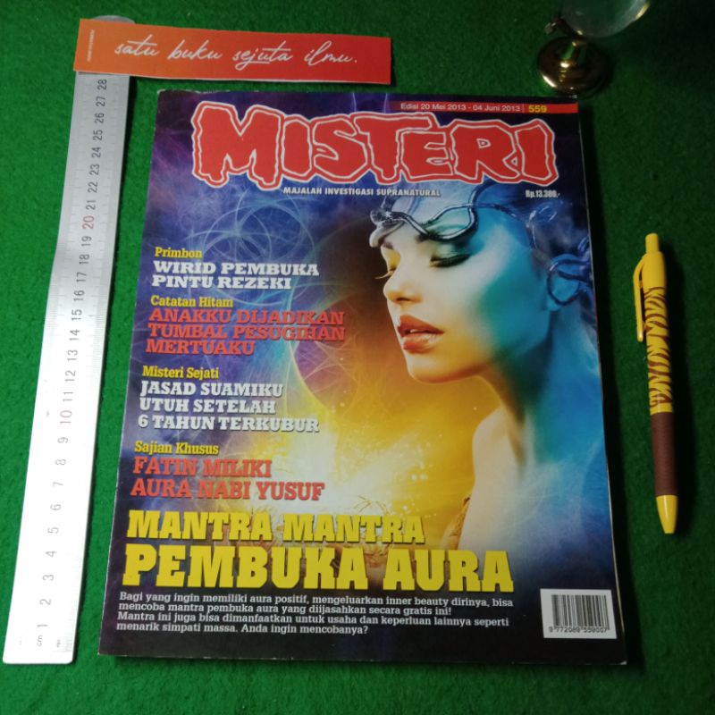Jual Majalah Misteri edisi Mantra mantra Pembuka Aura. Shopee Indonesia(03)
