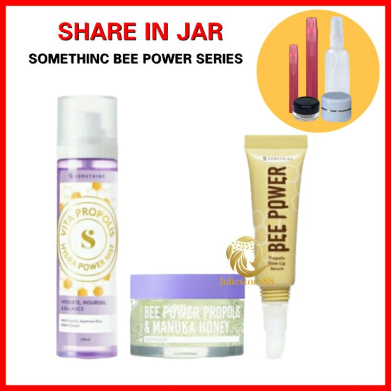 Jual (SHARE IN JAR) SOMETHINC BEE POWER Hydra Power Mist Honey Sleeping