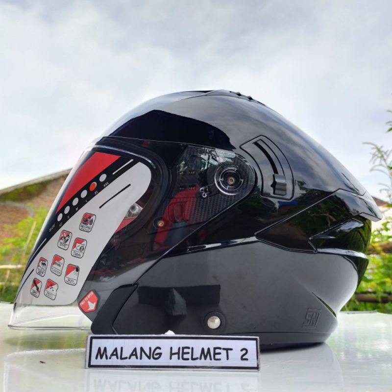 Jual Helm Half Face KYT NFJ Solid Black Glossy [Ongkir Murah 2Kg] Shopee Indonesia