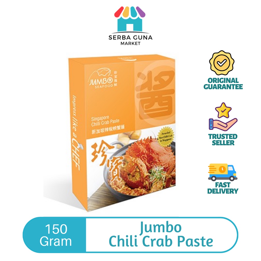 Jual JUMBO Singapore Chilli Crab Paste 150g Shopee Indonesia