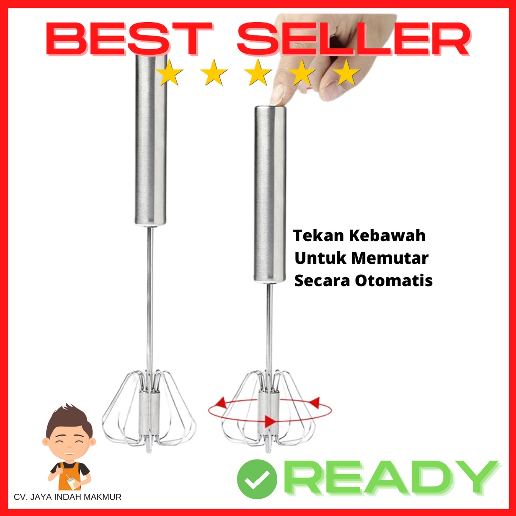Jual Better Beater Hand Mixer Manual Pengocok Telur Praktis Stainless
