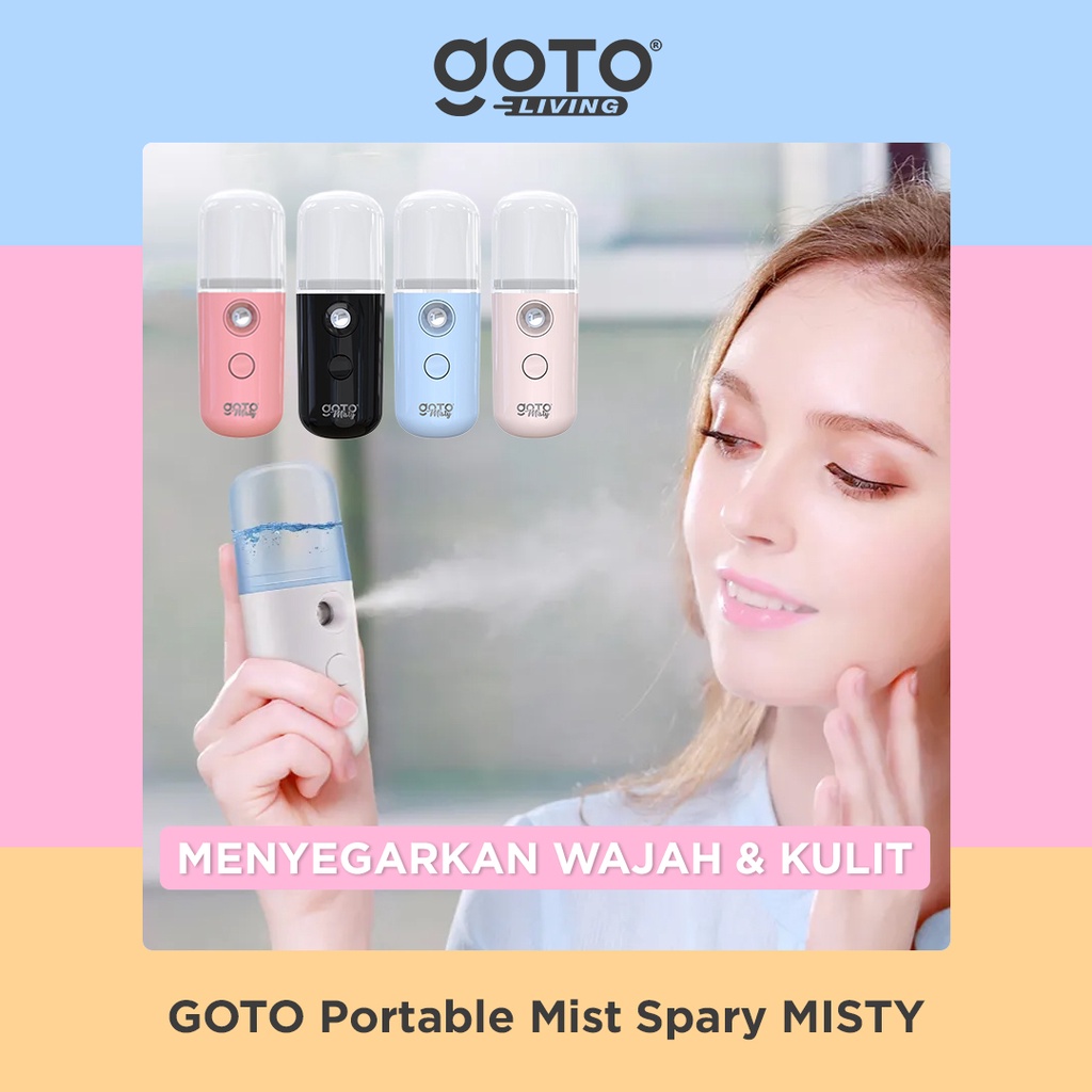 Jual Goto Misty Nano Spray Face Mist Sprayer Pelembab Wajah Mini