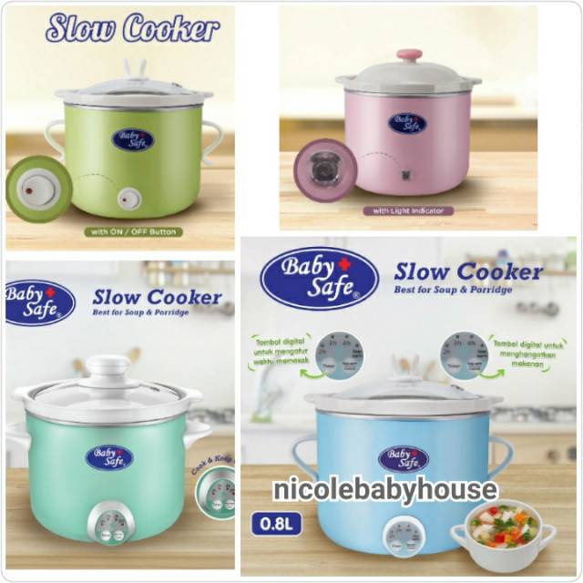 Jual BABY SAFE SLOW COOKER LB007 LB008 LB009 / BABY SAFE FOOD Shopee