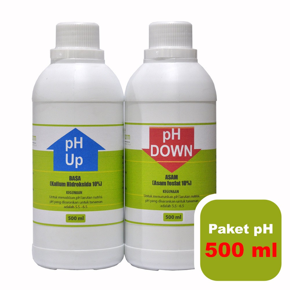 Jual Paket pH Up dan Down 500ml Cair PH Air (09992) Shopee