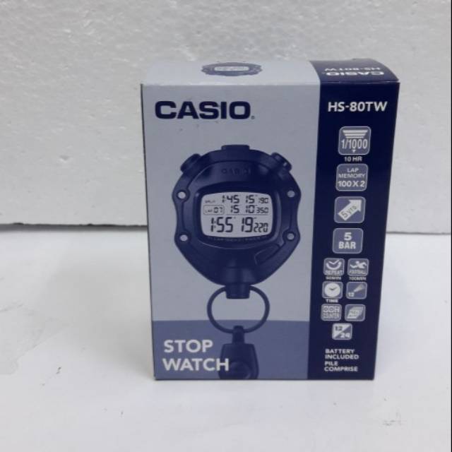 Jual CASIO STOPWATCH HS80TW ORIGINAL Shopee Indonesia