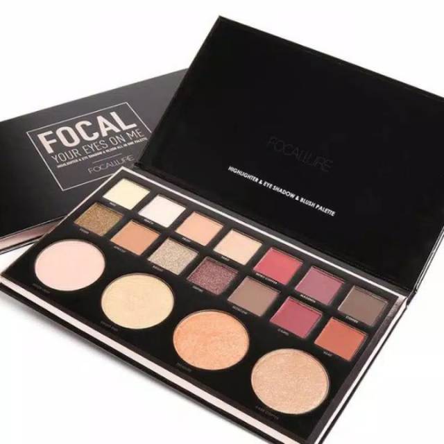 Jual FA 47 FOCALLURE Your Eyes On Me Highlighter Eyeshadow 18 Color