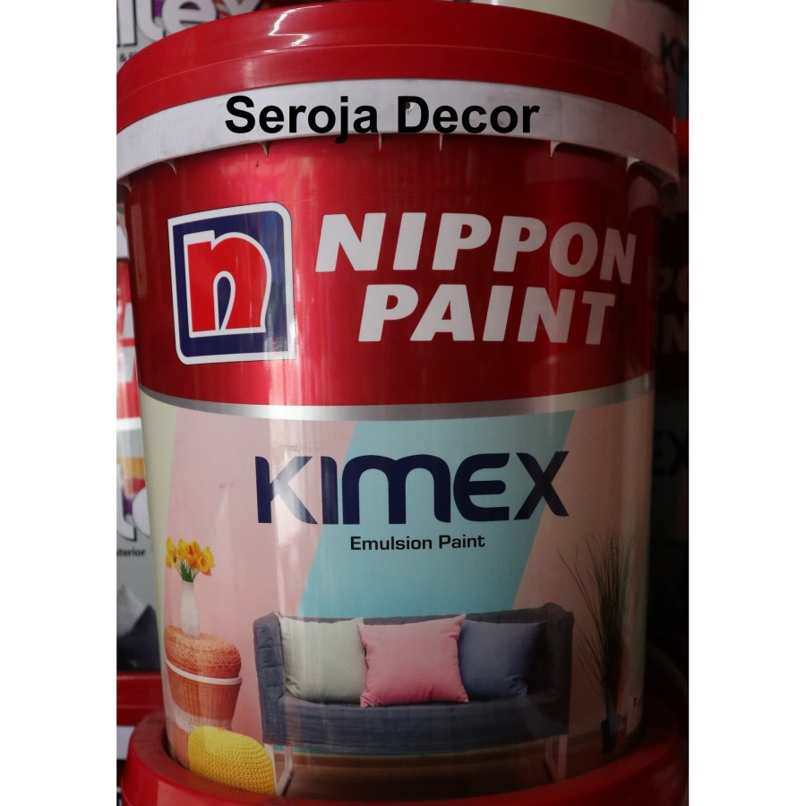 Jual Cat Tembok Nippon Paint Putih/Kimex BS 9102 20kg Shopee Indonesia
