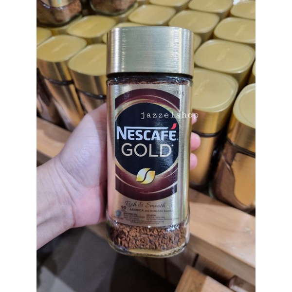 Jual NESCAFE GOLD kopi normal / Decaf Arabica Robusta blend 100g