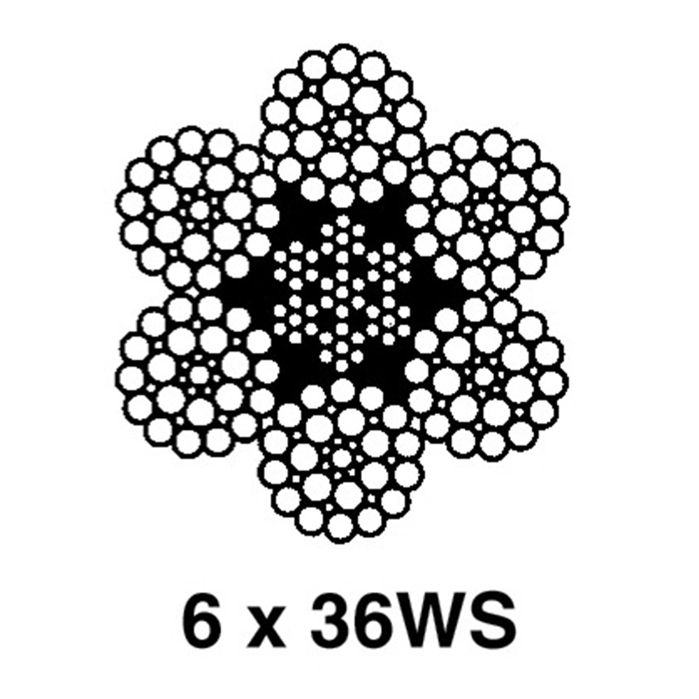 Jual Wire Rope / Kawat Seling 8mm 6x36 Ungalv RHOL Shopee Indonesia