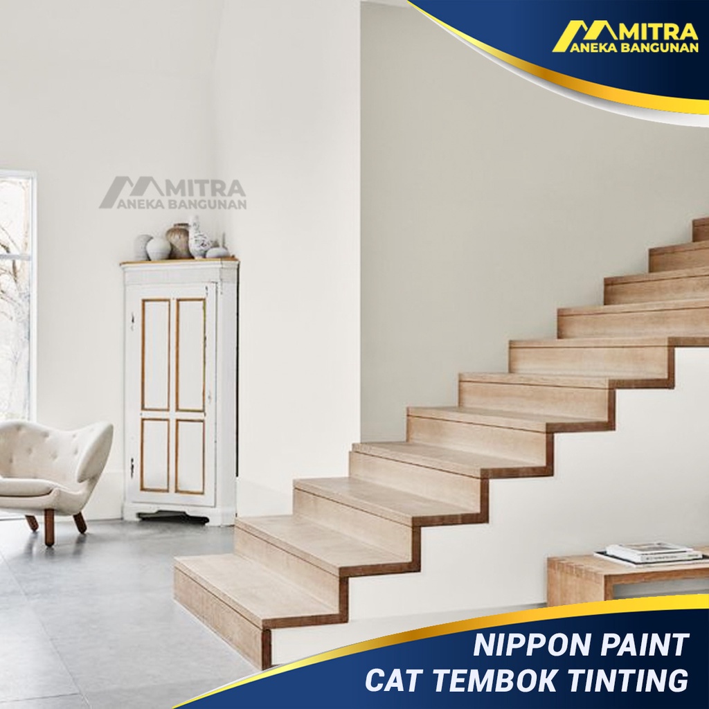 Jual CAT TEMBOK EKSTERIOR INTERIOR NIPPON PAINT WALDEN WHITE NP N 1010P / VINILEX ELASTEX