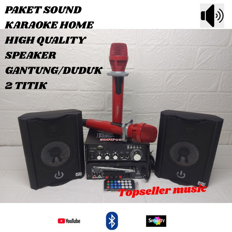 Jual PAKET SOUND SYSTEM KARAOKE BUAT RUMAH / MUSHOLAH / CAFE /KANTOR