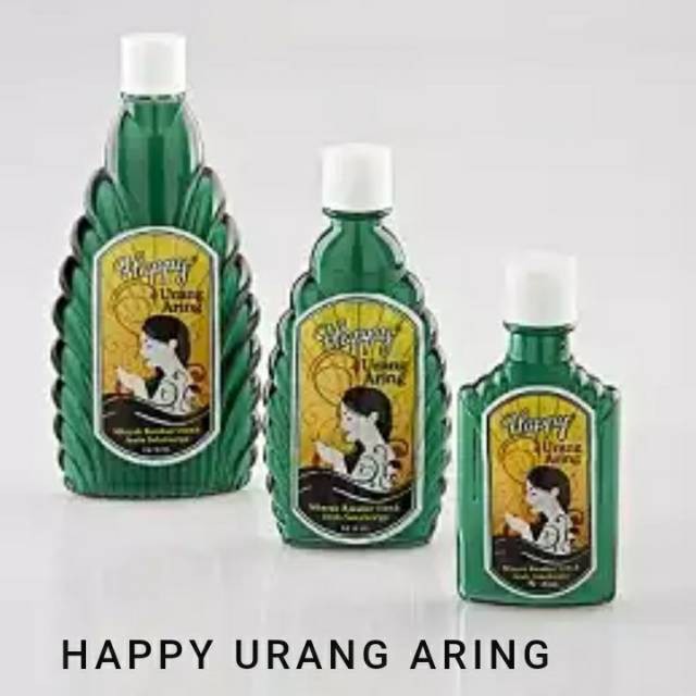 Jual HAPPY MINYAK RAMBUT URANG ARING 55ml & 90ml Shopee Indonesia