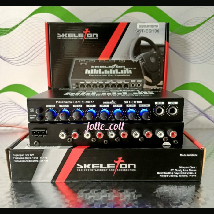 Jual Preamp parametrik Skeleton SKTEQ100 karaoke colokan mic 2 BEST