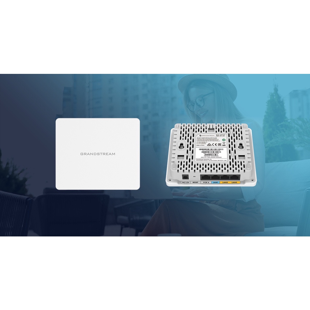 Jual WiFi Access Point Grandstream GWN7602 Integrated Switch