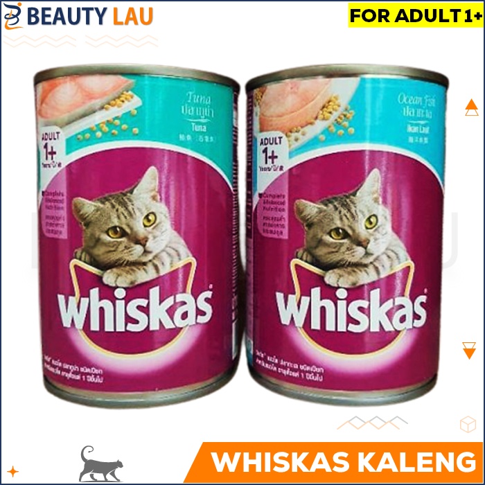 Jual WHISKAS BASAH KALENG 400GR WISKAS MAKANAN BASAH KUCING WET FOOD