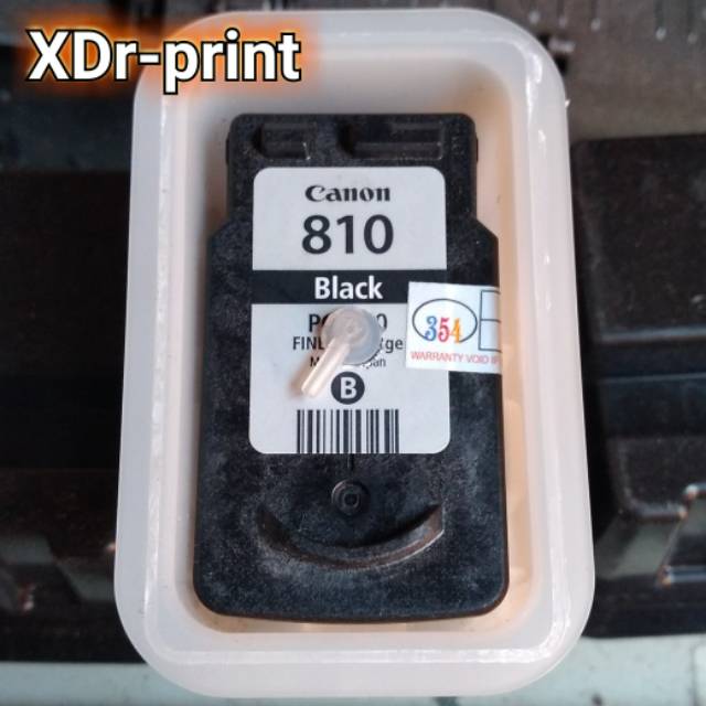 Jual Cartridge hitam PG810 sudah modif infus printer canon ip2770 mp287 mp237 mp258 tinta hitam