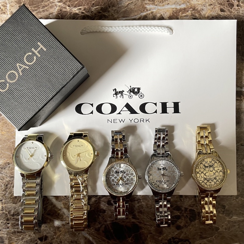 Jual JAM TANGAN COACH / JAM COACH / COACH WATCH STAINLESS STEEL Shopee Indonesia