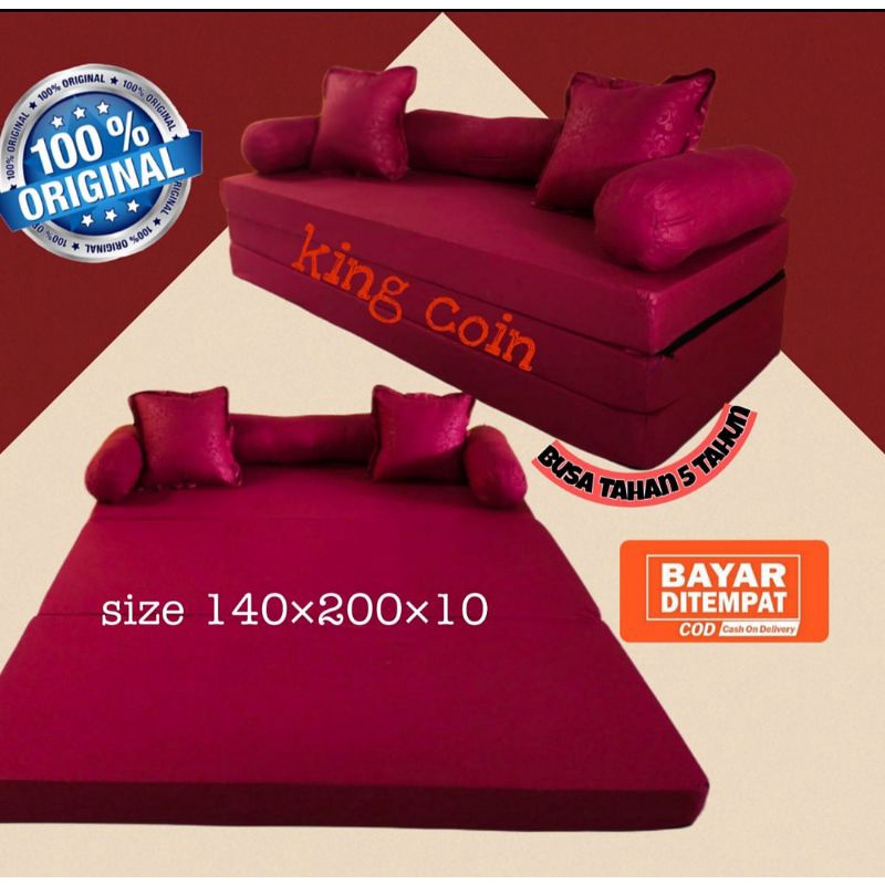 Jual Sofa Lipat Sofa Bed Bisa Jadi Kasur Lipat 200m Shopee Indonesia