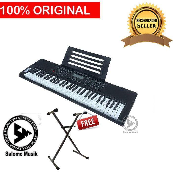 Jual Piano Keyboard Pemula Angelet XTS 690 Original + Stand Keyboard